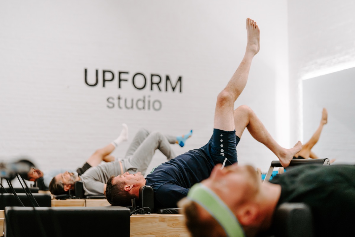 Reformer pilates machine in Upform Studio